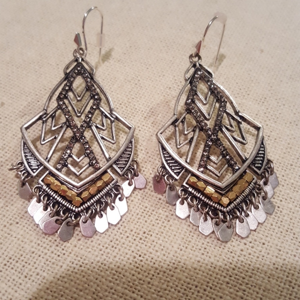 Stella and Dot chandelier earrings